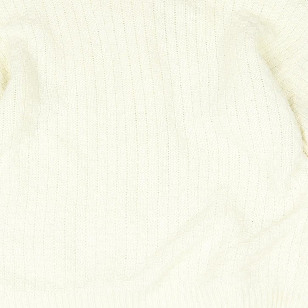 Sapphire Womens Beige Knit Cardigan Jumper Size L