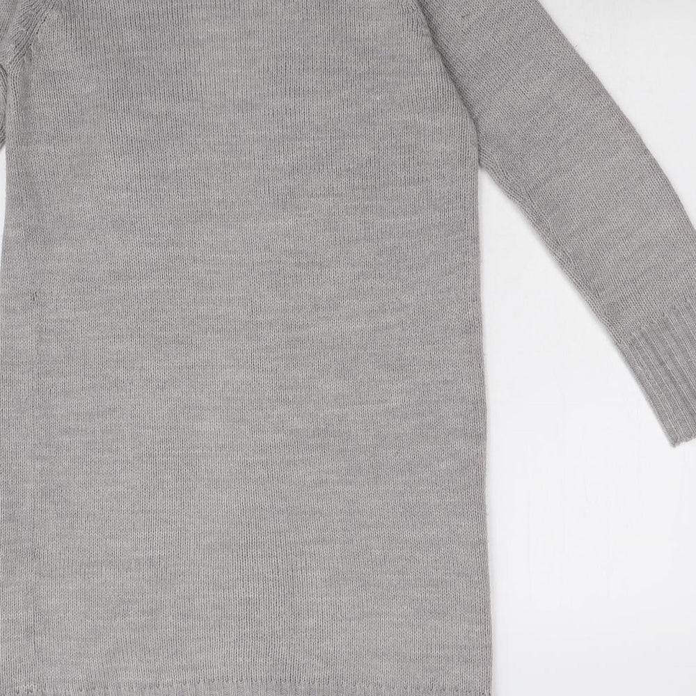 Peacock's Womens Grey Cardigan Jumper Size S