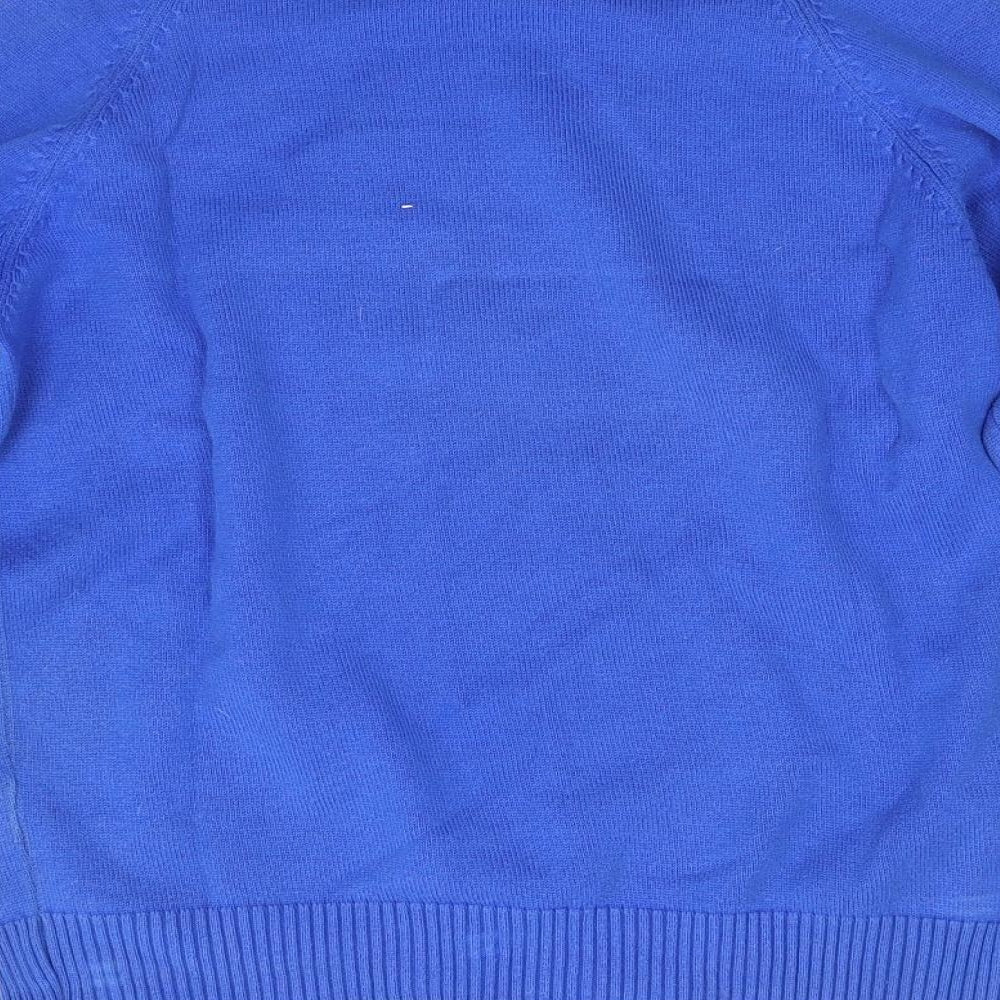 One Up Golf Mens Blue Knit Pullover Jumper Size S
