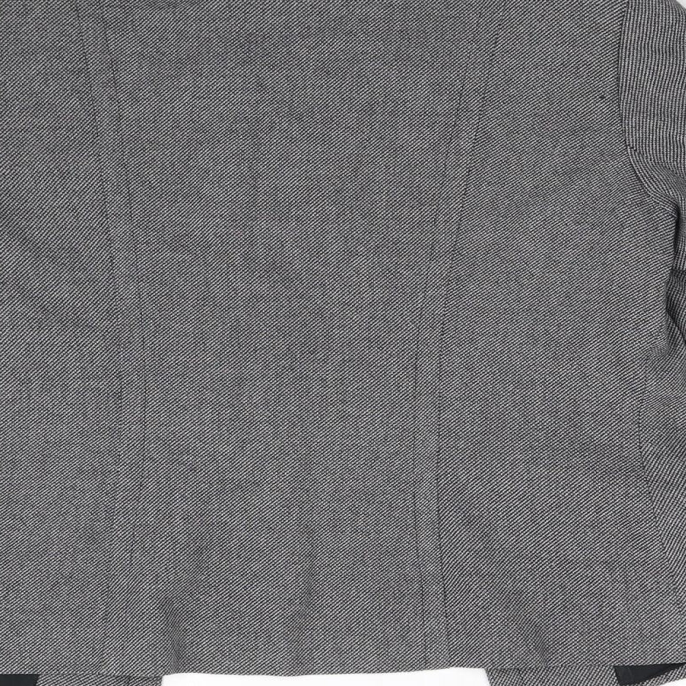 Wallis Womens Grey Jacket Blazer Size 12