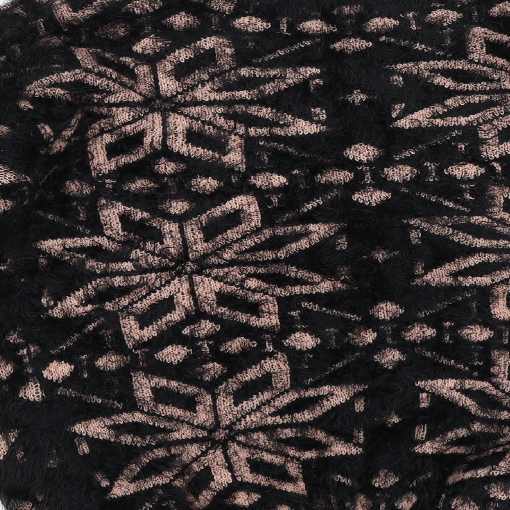 Atmosphere Womens Black Floral Pullover Jumper Size 14