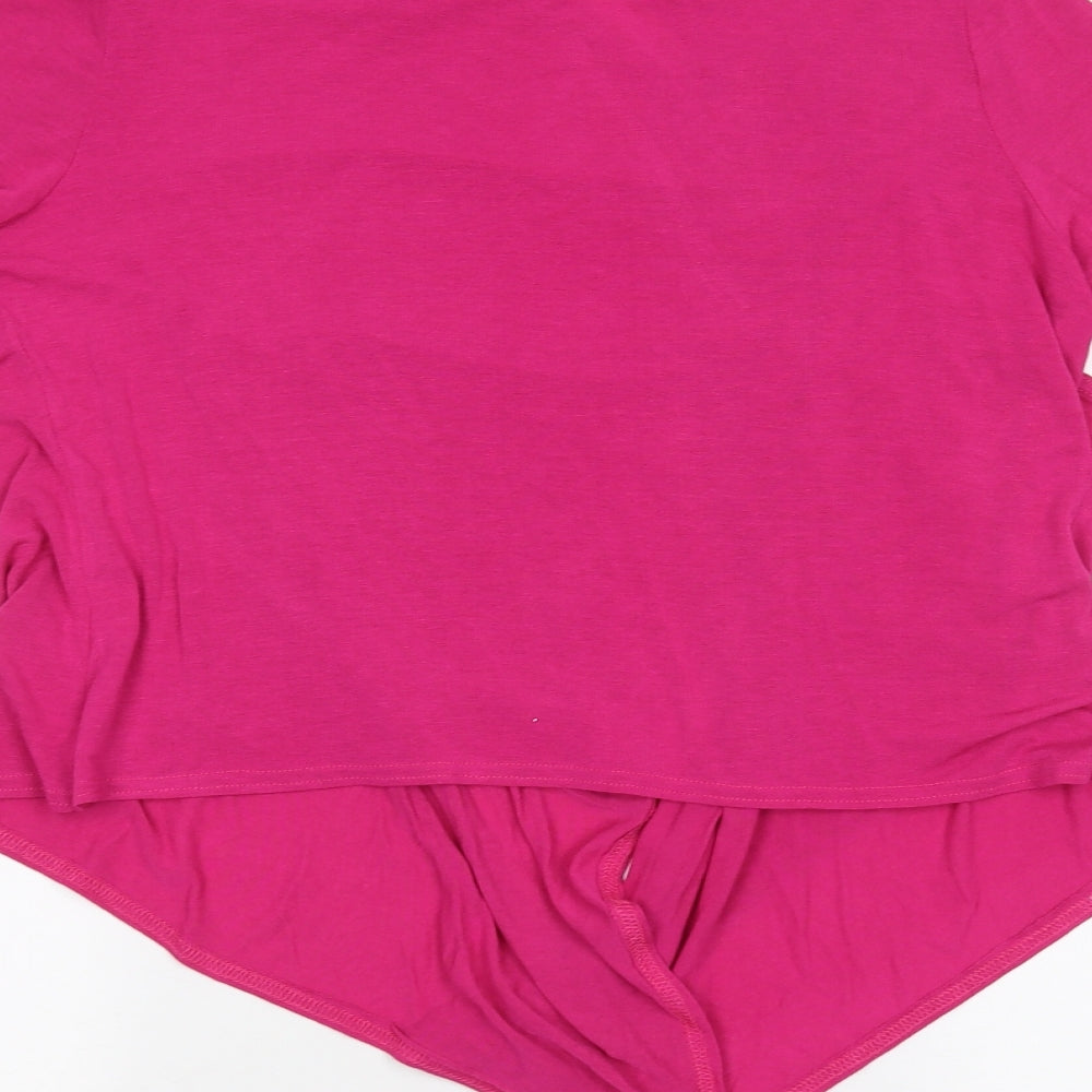 C.M.D Womens Pink Cardigan Jumper Size L
