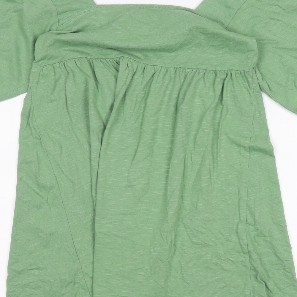 ASOS Womens Green Basic T-Shirt Size 8