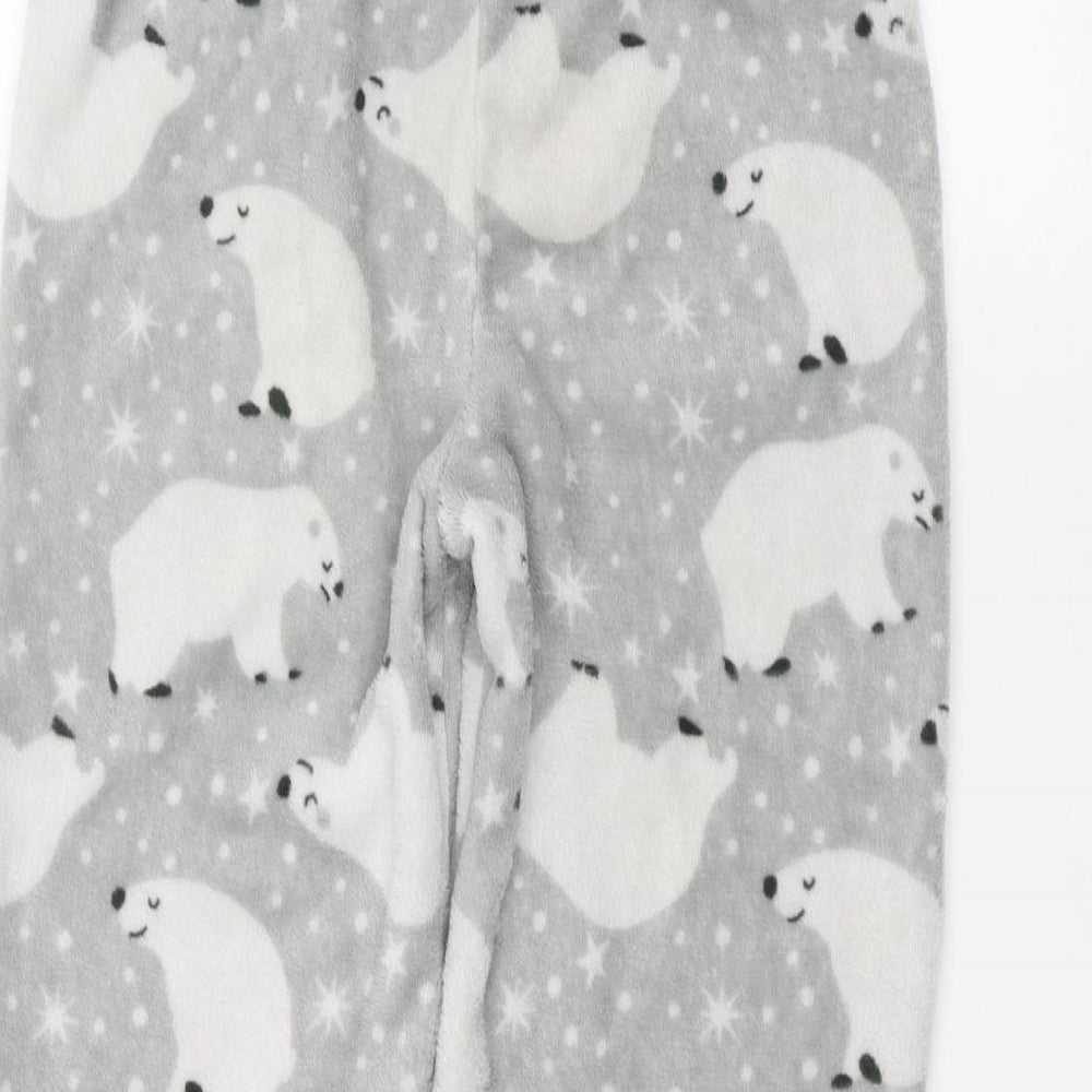 just like you Girls Grey Sweatpants Trousers Size 8-9 Years - polar bear