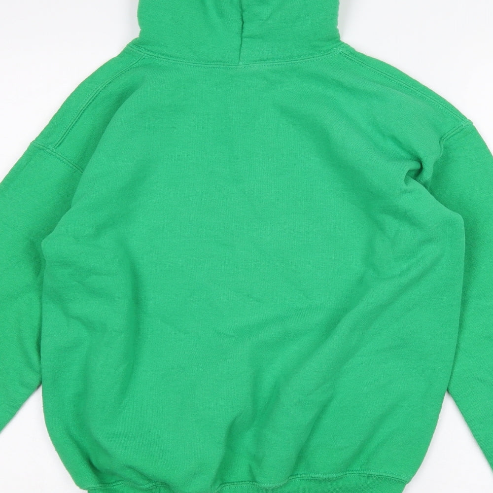 Gilden Girls Green Pullover Hoodie Size 12 Years