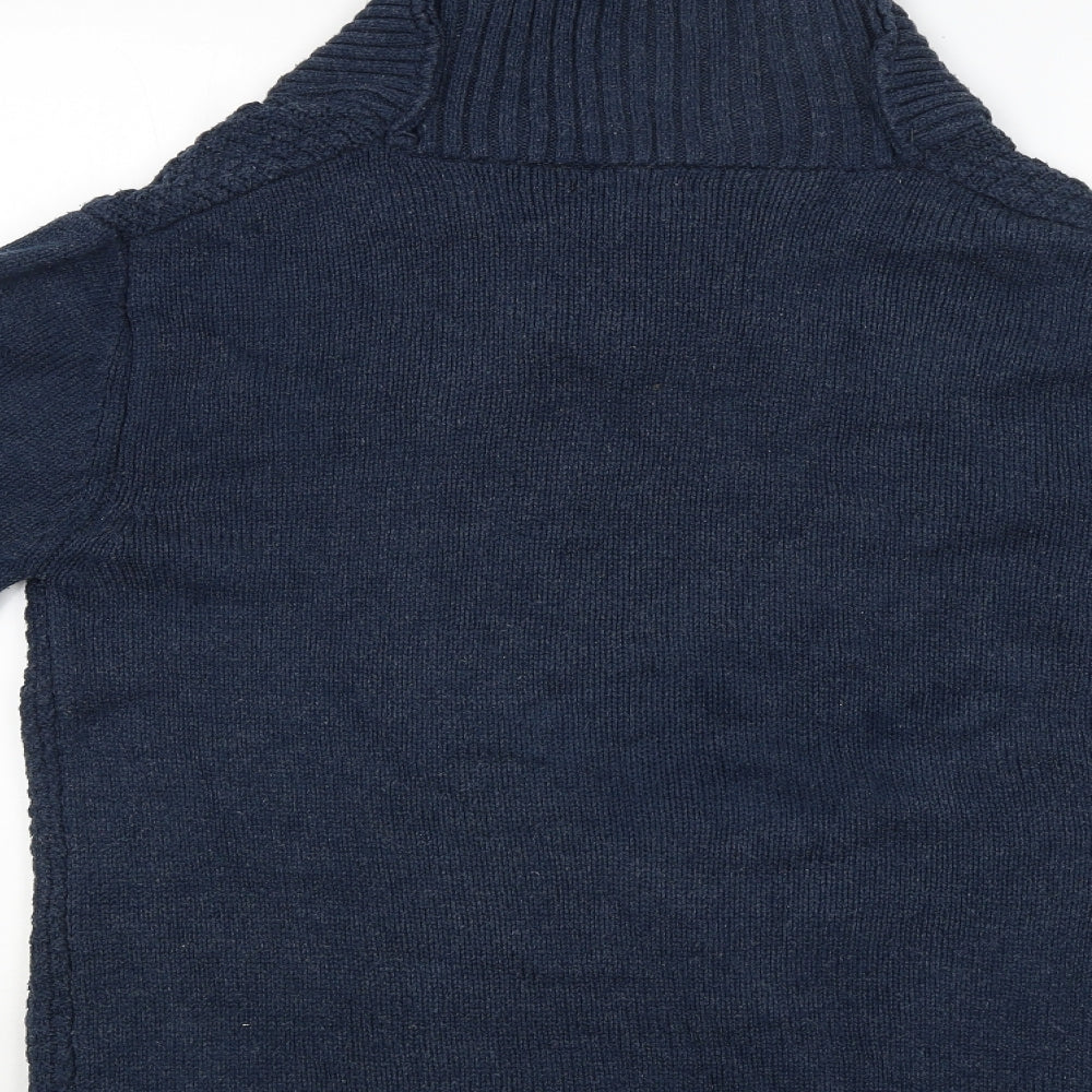 Peacocks Womens Blue Pullover Jumper Size M
