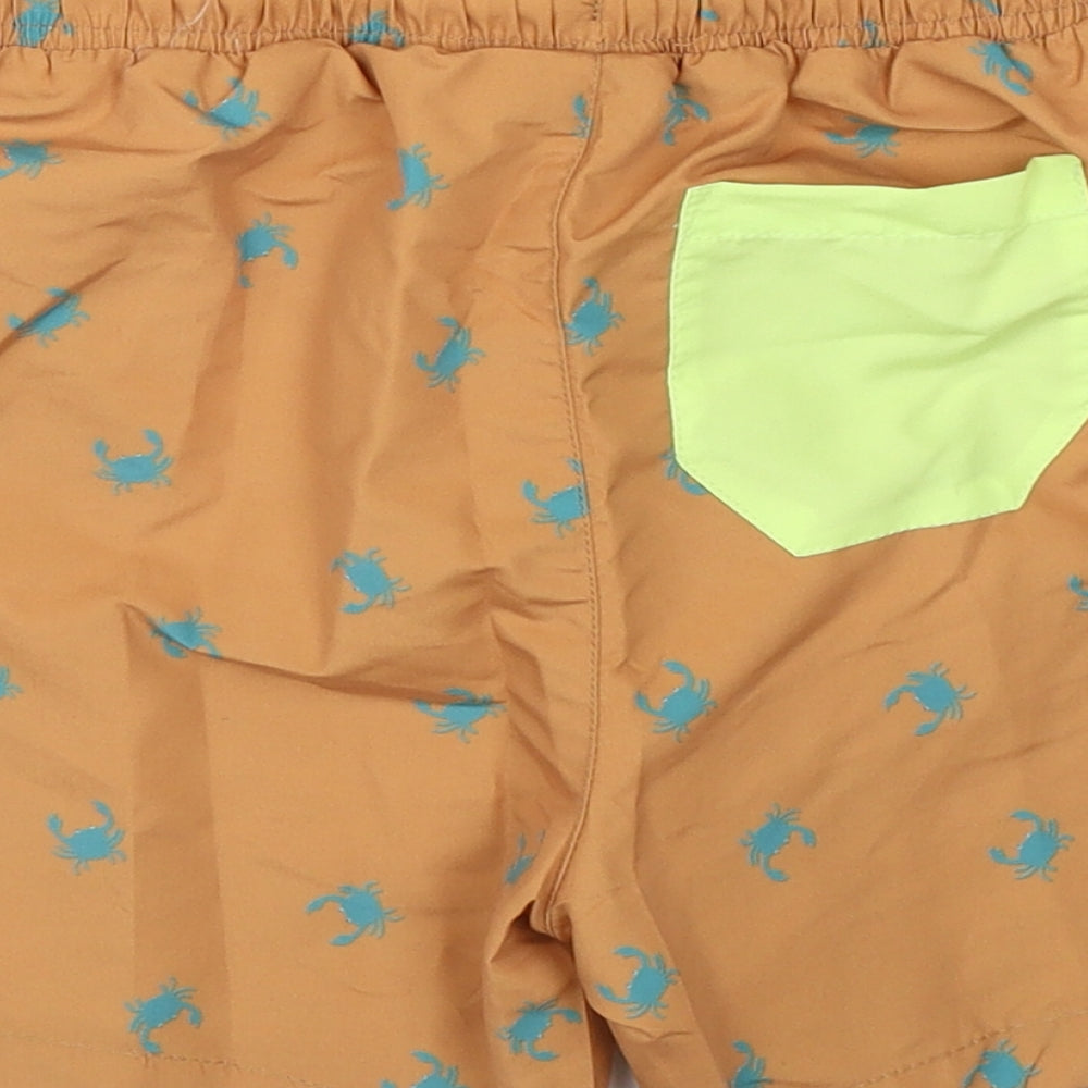Leigh Tucker Boys Brown Utility Shorts Size 5-6 Years - swim beach