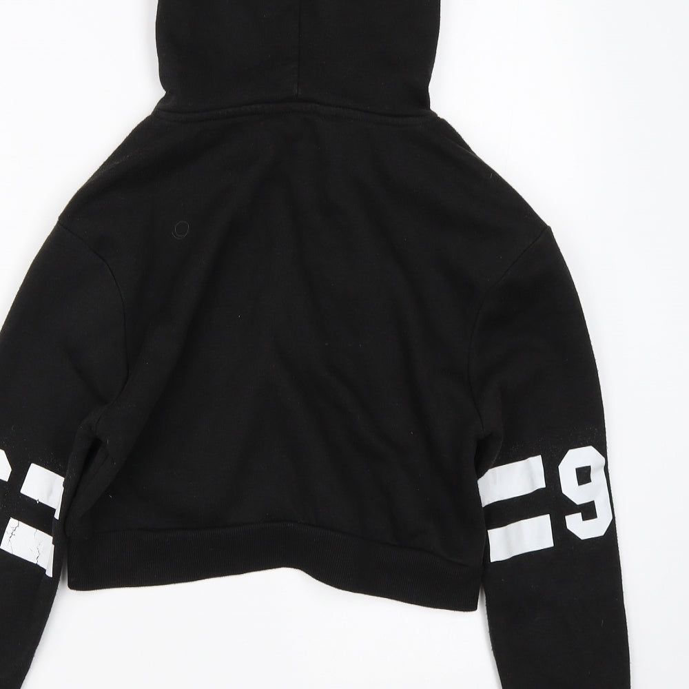 New Look Girls Black Shrug Hoodie Size 10-11 Years