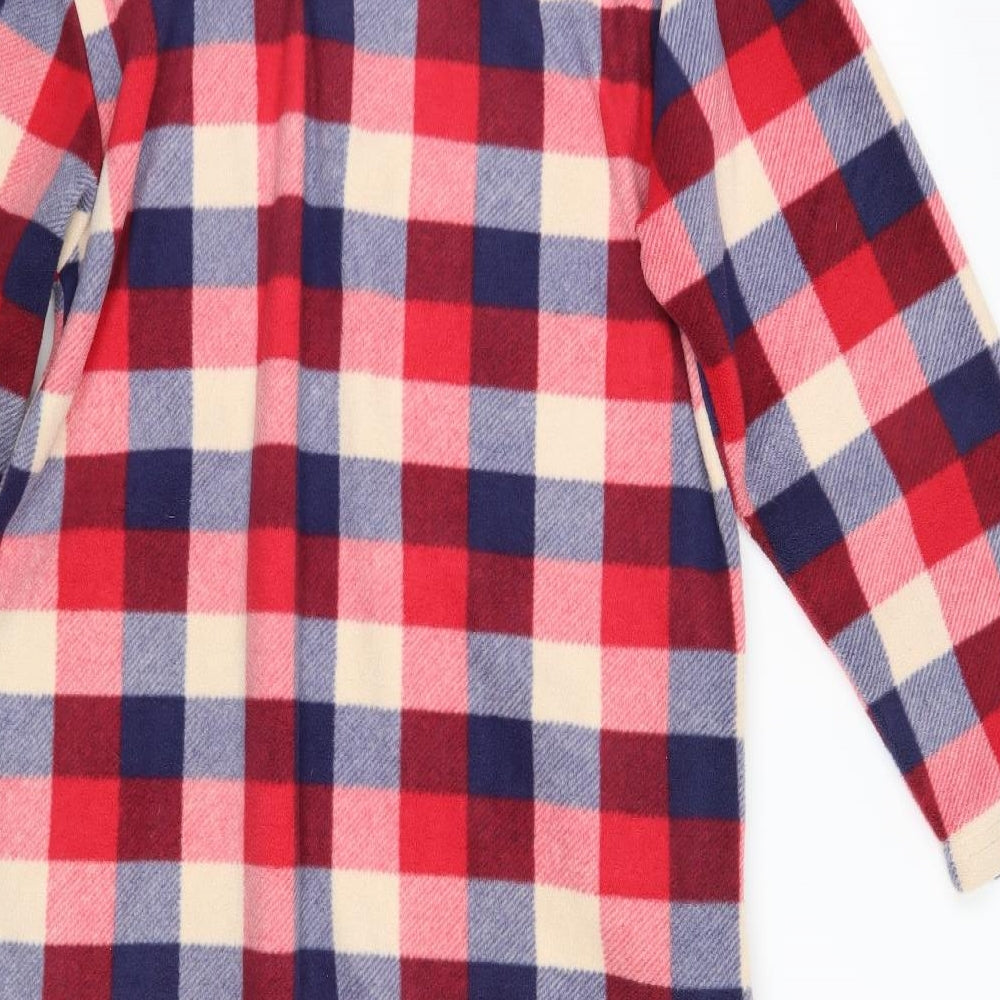 Slenderella Womens Multicoloured Check Pullover Jumper Size M