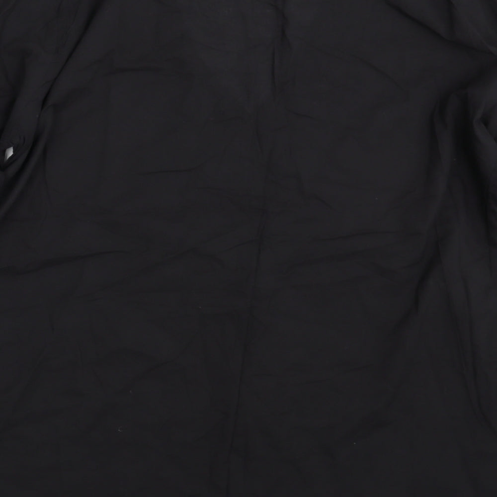 Grabal Alok Womens Black Shirt Dress Size L