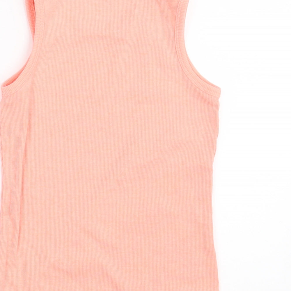 NEXT Girls Orange Basic Tank Size 6 Years