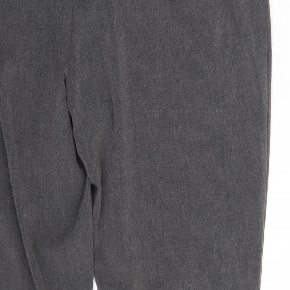Isle Womens Grey Dress Pants Trousers Size 16 L26 in