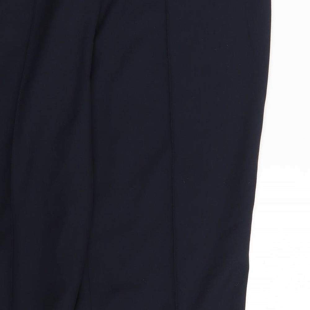 Straight LeG Womens Blue Dress Pants Trousers Size 16 L25 in