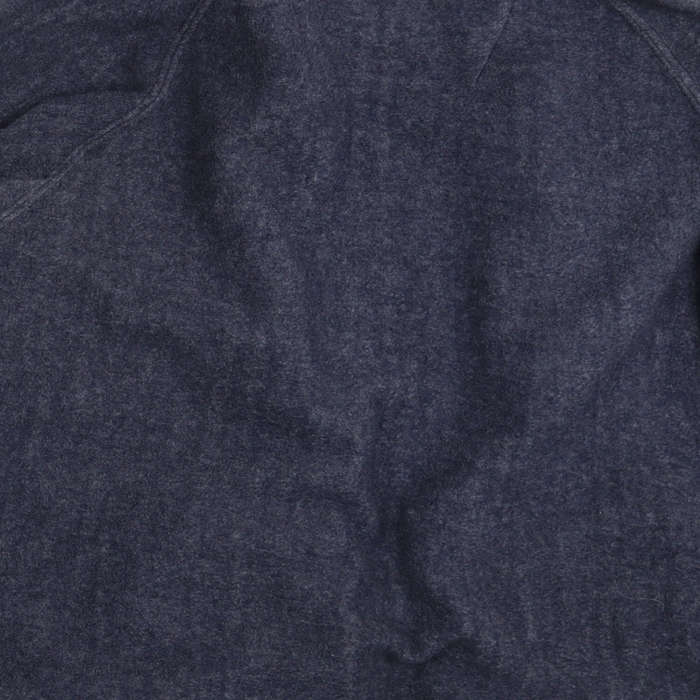 Boston Crew Mens Blue Full Zip Jumper Size M