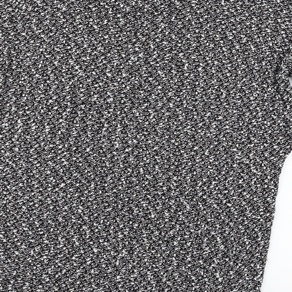 New Look Womens Black Jersey Basic T-Shirt Size 6