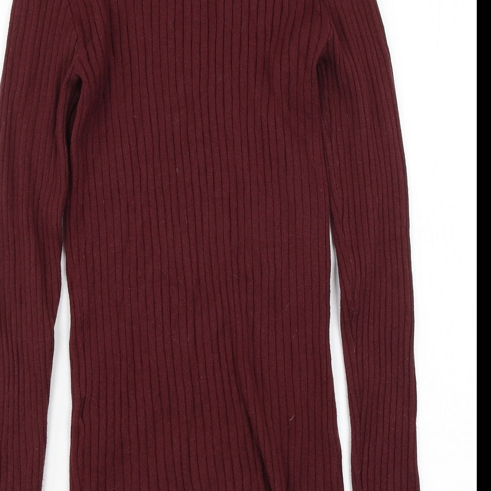Primark Womens Purple Knit Pullover Jumper Size 12