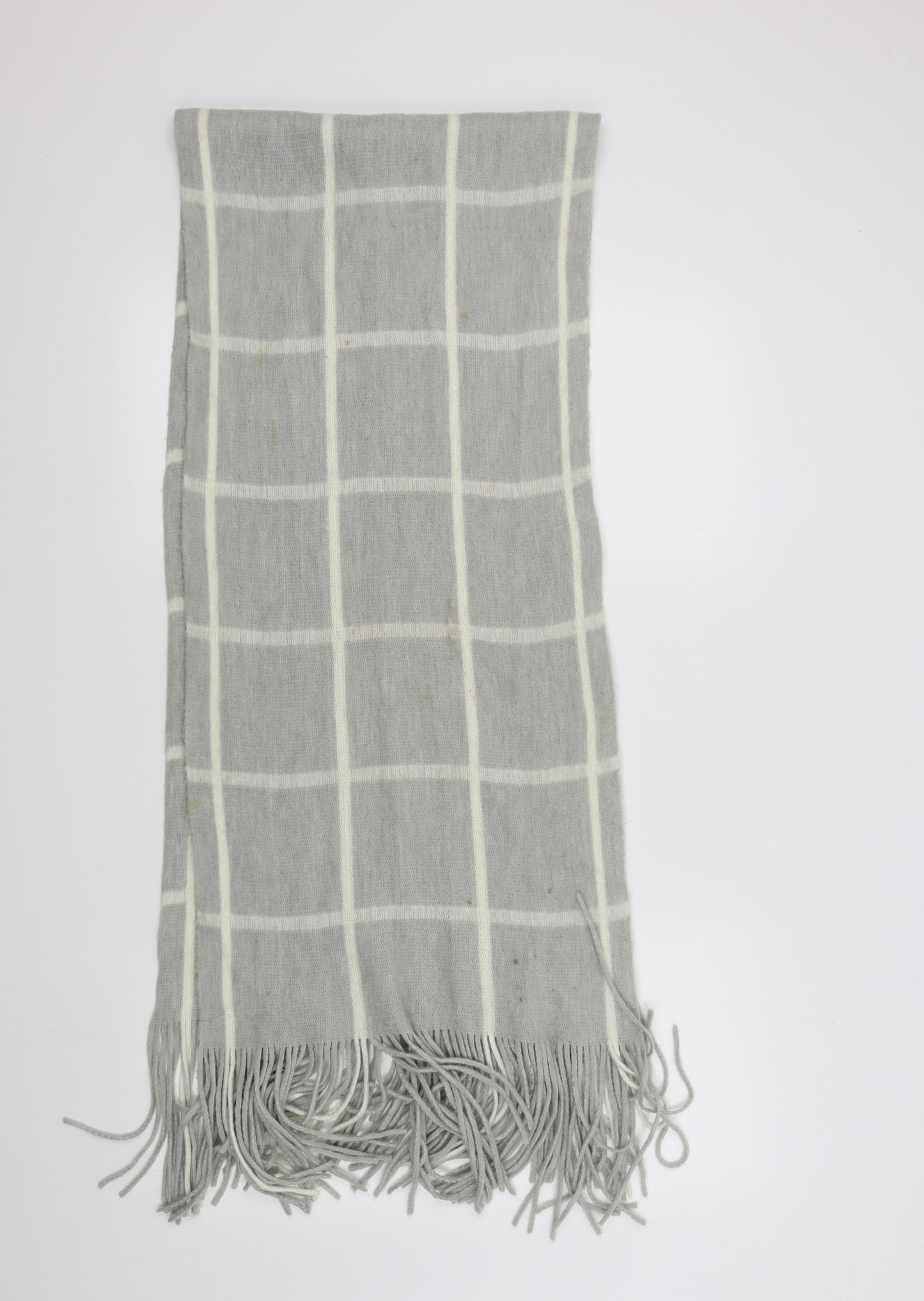 Preworn Womens Green Striped Scarf