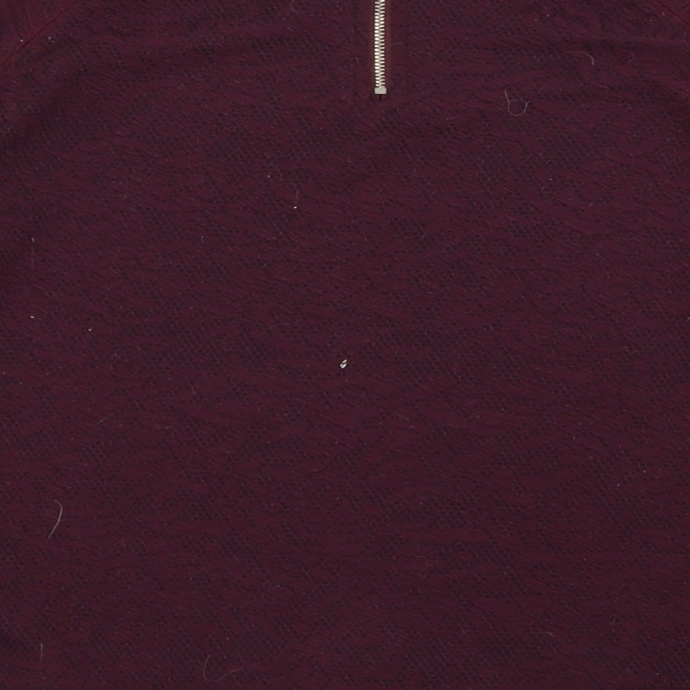 New Look Womens Purple Pullover Jumper Size 8