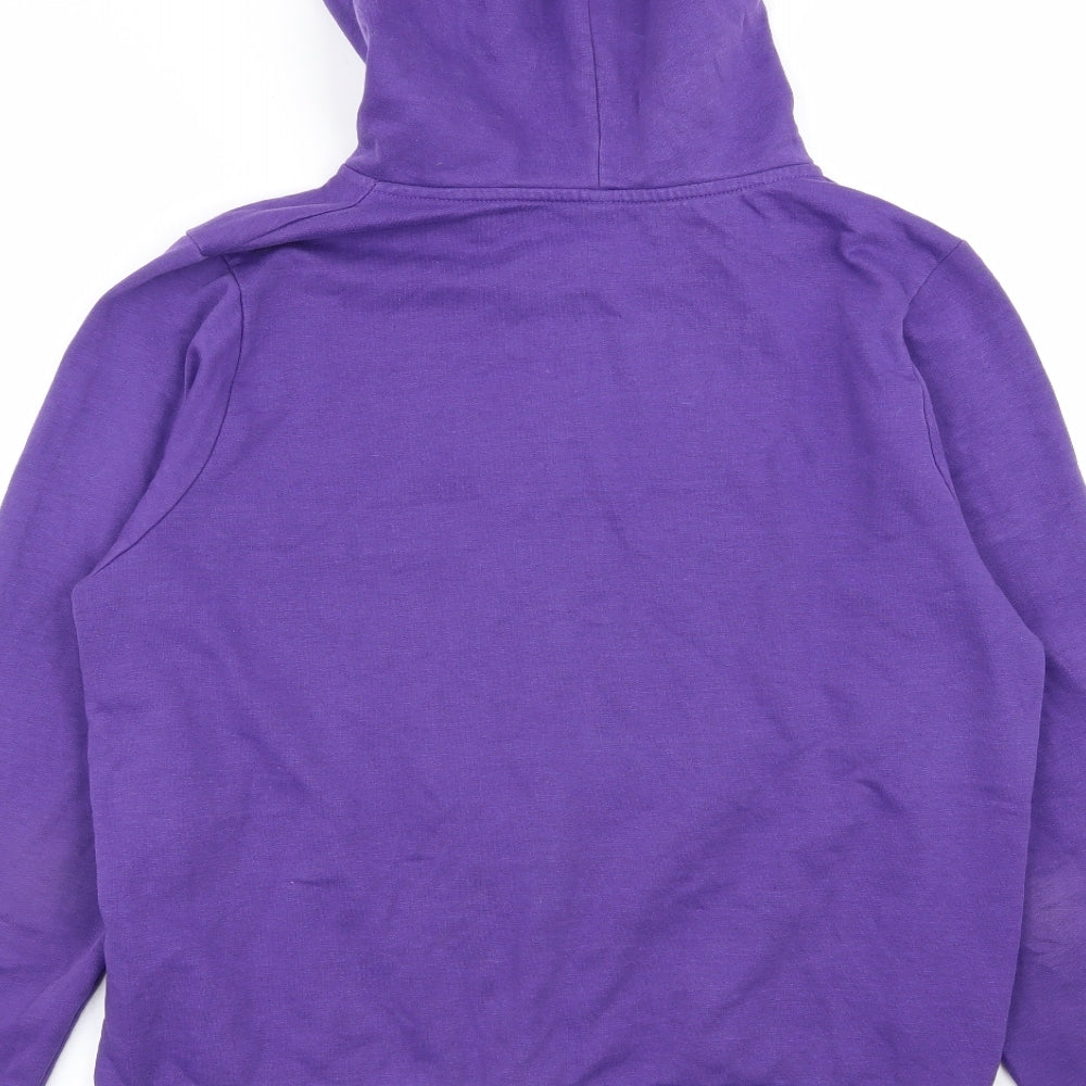 Preworn Womens Purple Full Zip Jumper Size 16