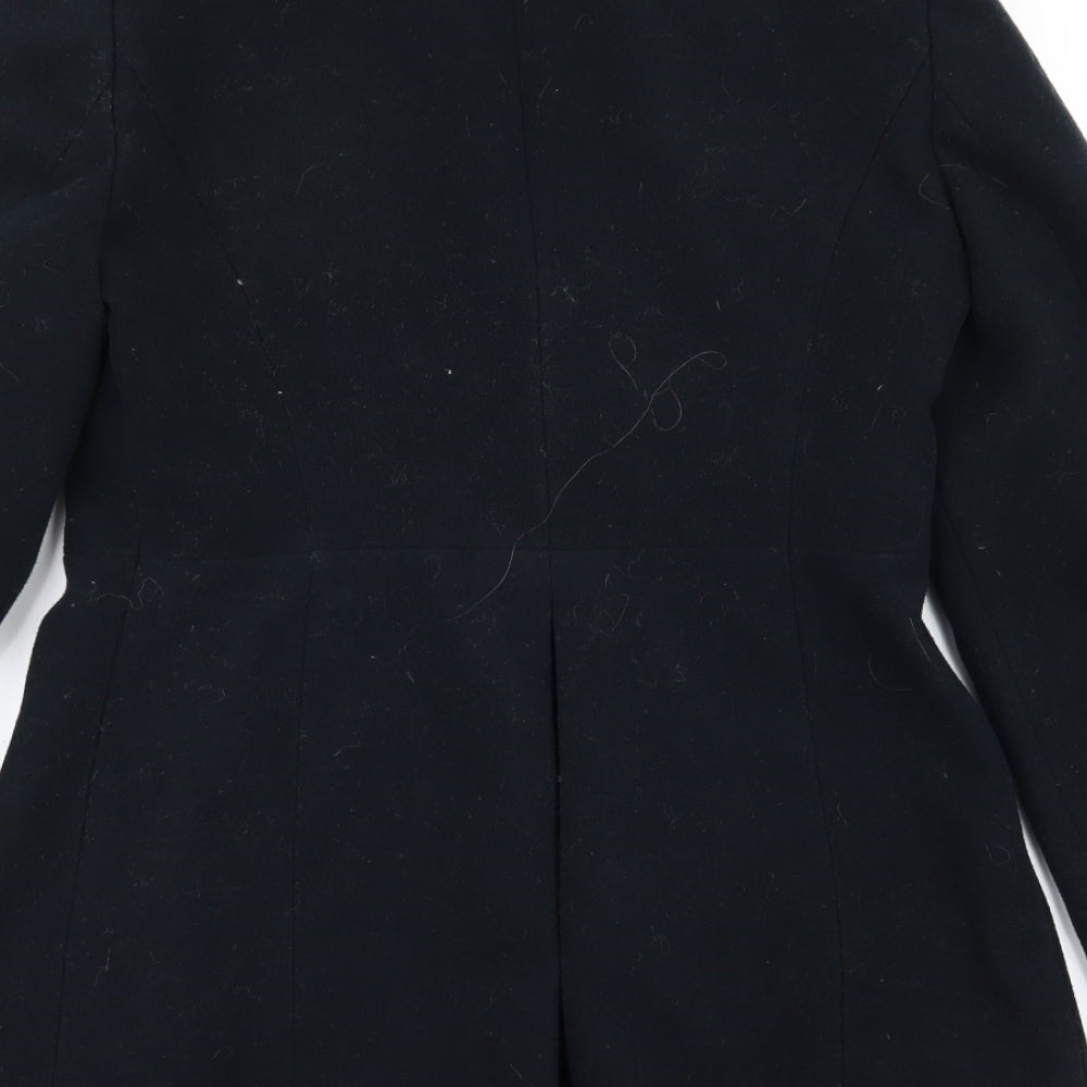 Marks & Spencer Womens Blue Overcoat Coat Size 10