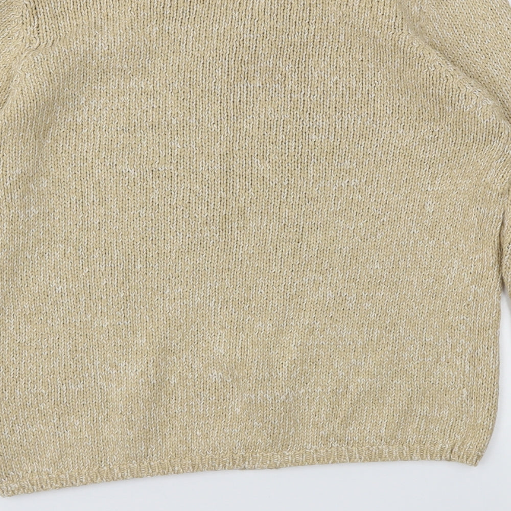Marks & Spencer Womens Beige Pullover Jumper Size 16