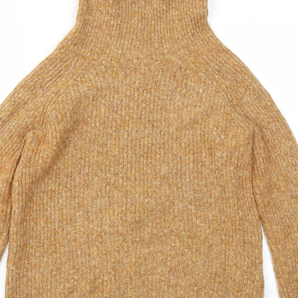 Papaya Womens Yellow Pullover Jumper Size M
