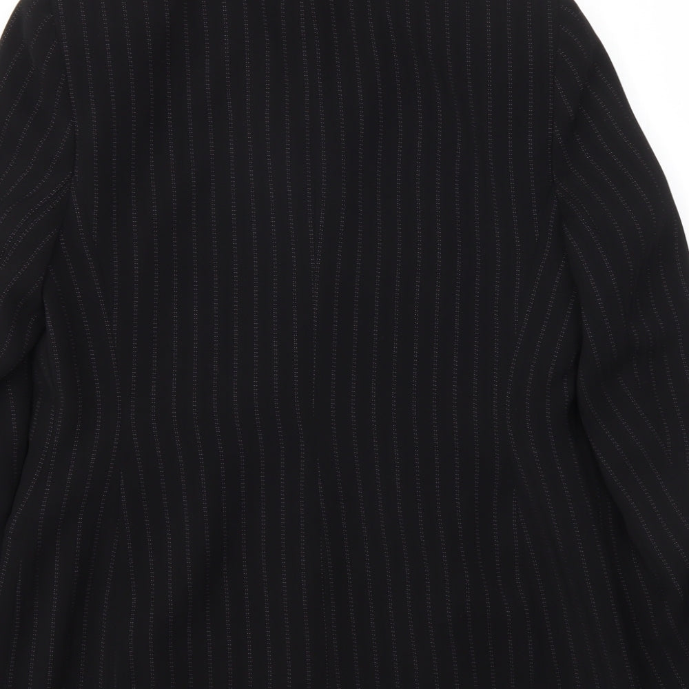 Amartanto Womens Black Jacket Blazer Size 12