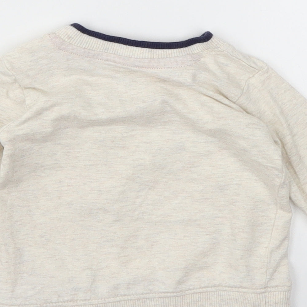 George Boys Ivory Pullover Jumper Size 0-3 Months