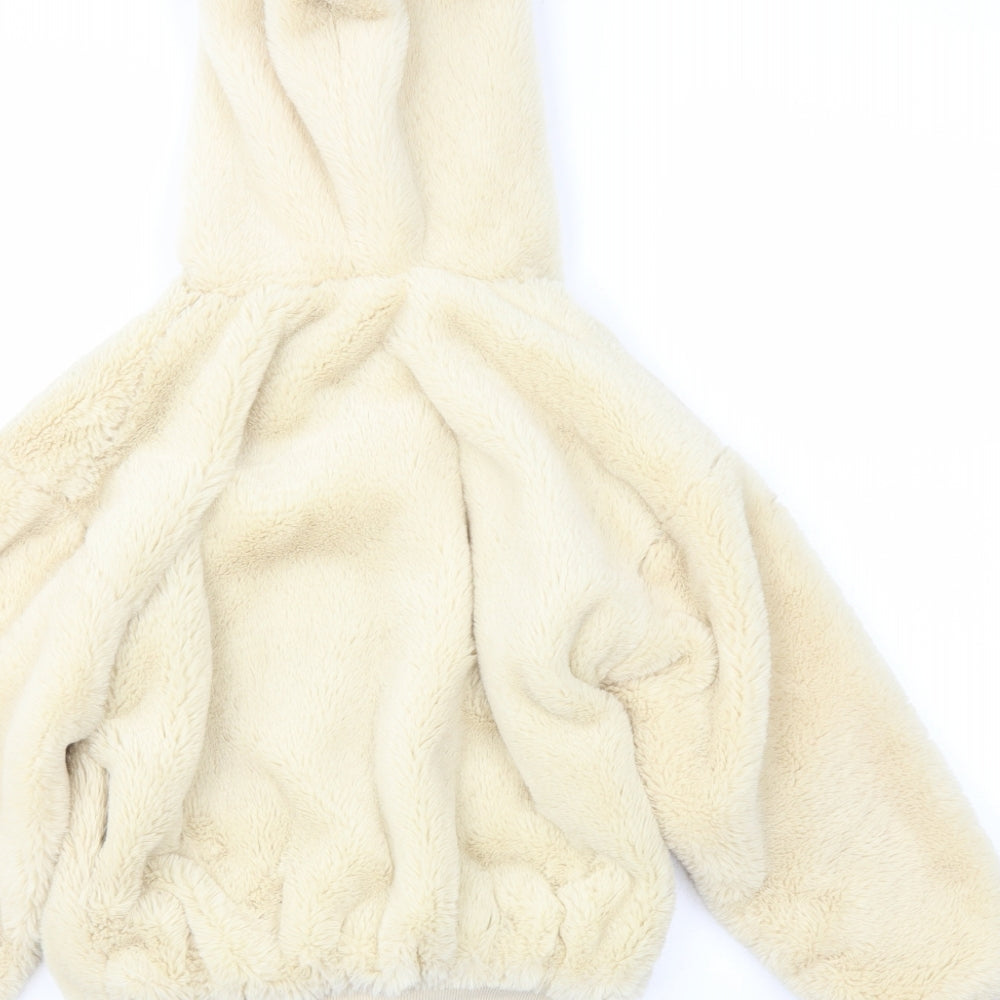 Topshop Girls Beige Basic Jacket Coat Size XS