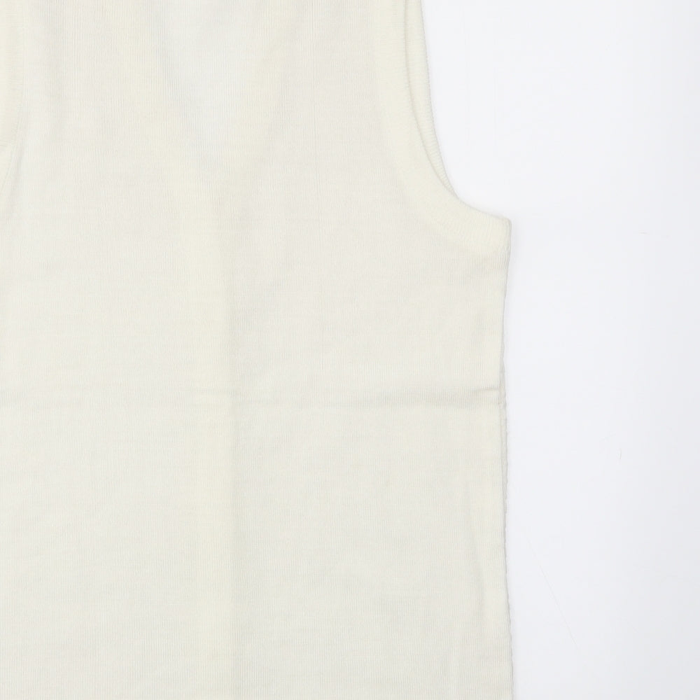 jeevika Womens Ivory Cardigan Jumper Size S