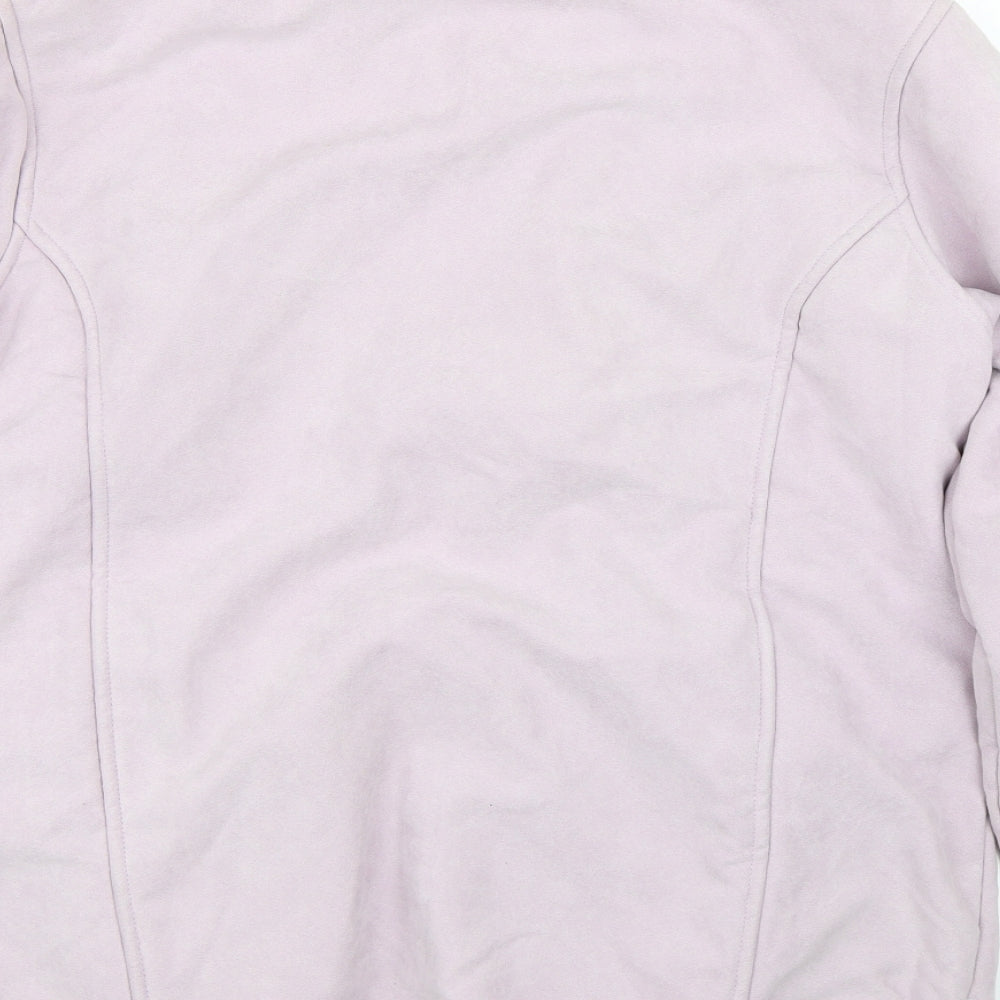 Drystone Womens Purple Full Zip Sweatshirt Size 12