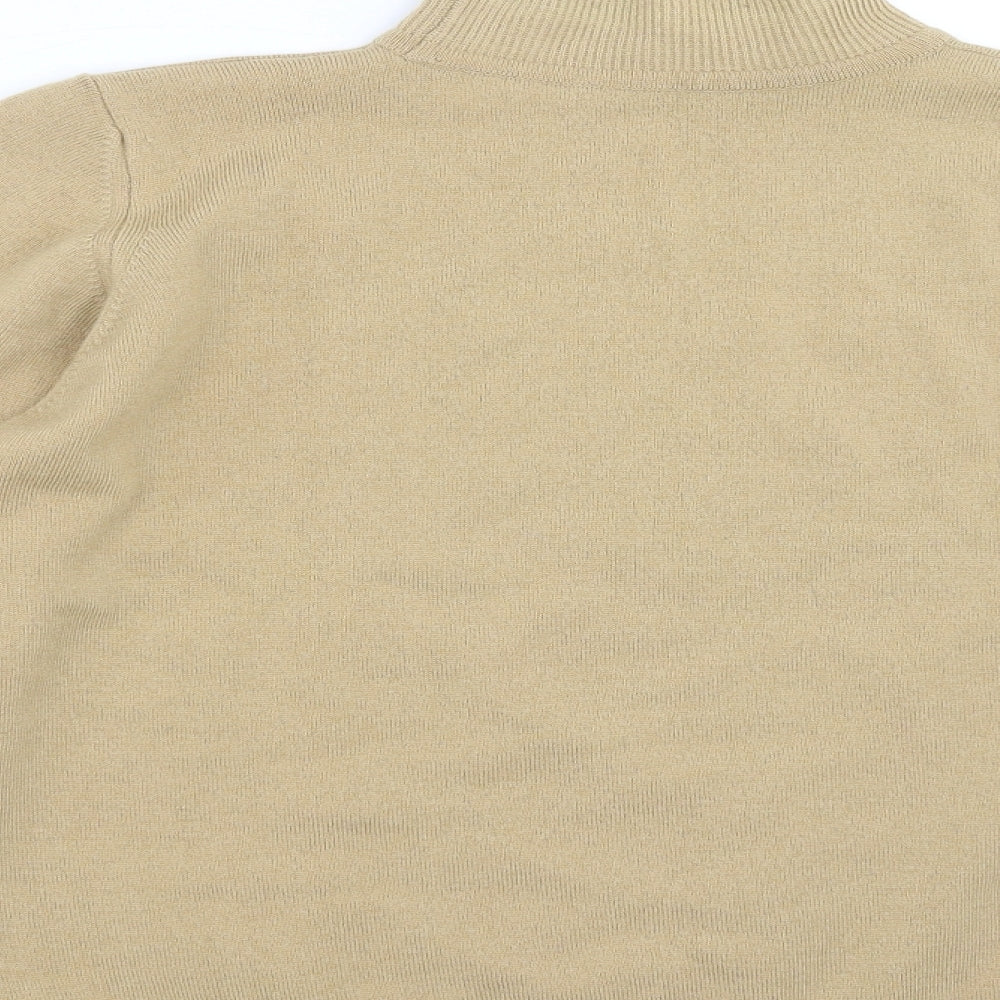 Marks & Spencer Womens Beige Knit Pullover Size 16
