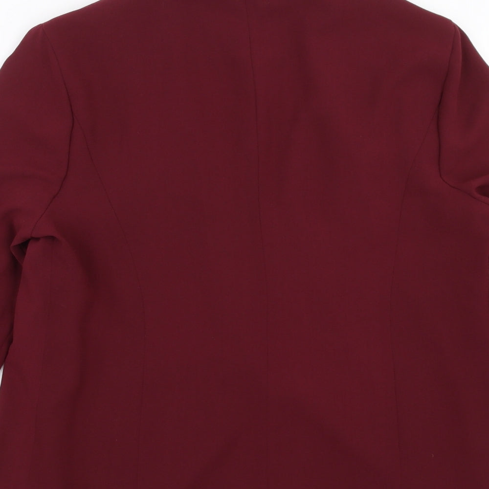 New Look Womens Purple Jacket Blazer Size 14