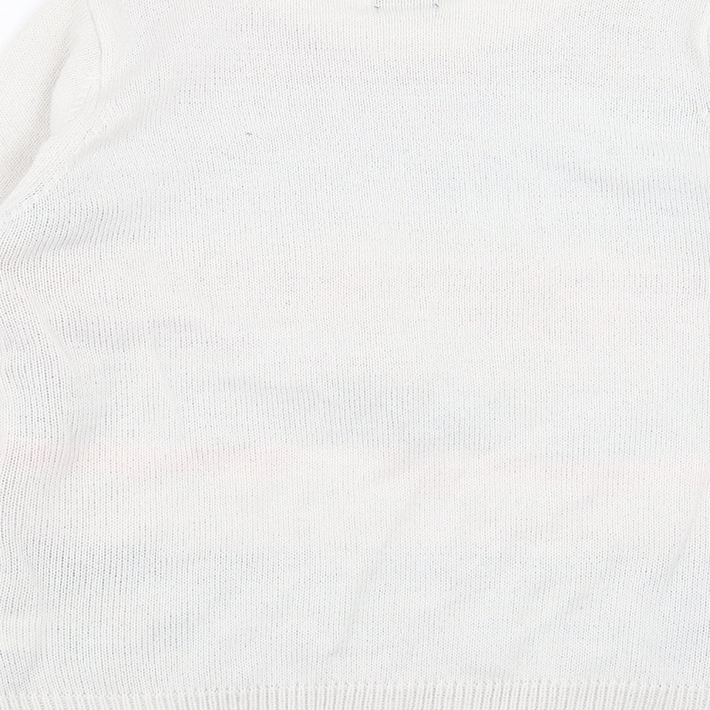 BEYOU Womens Ivory Knit Pullover Jumper Size 12 - Chirstmas