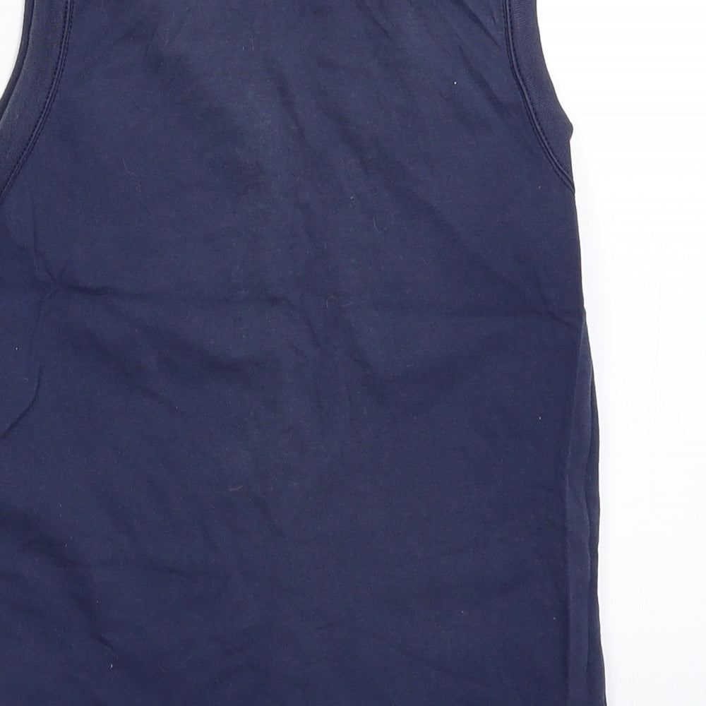 United Colors of Benetton Boys Blue Basic Tank Size 7 Years