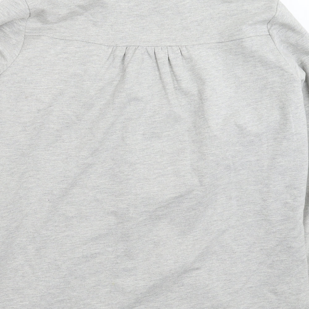 Quarter Factory Womens Grey Jacket Size M