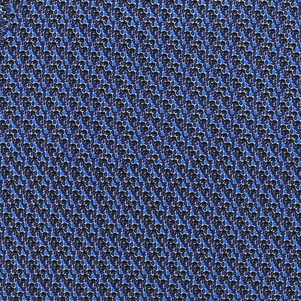 CMD Womens Blue Basic Blouse Size 16