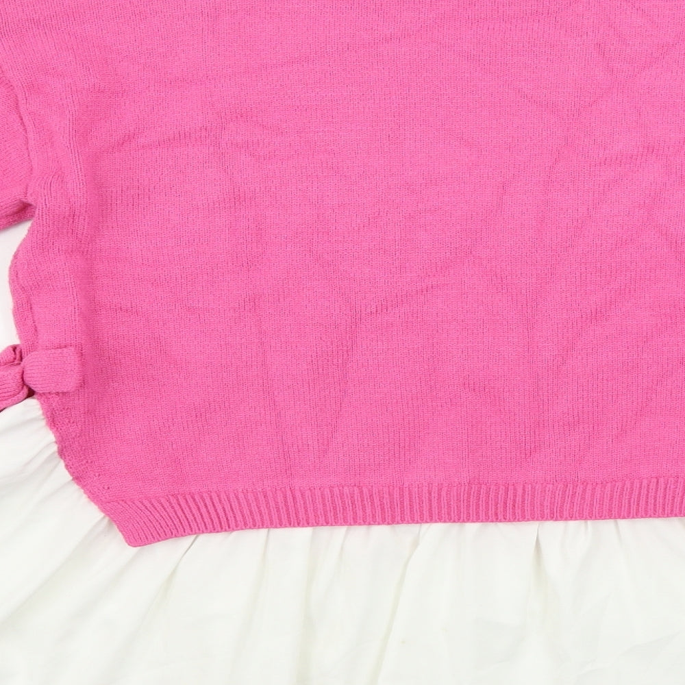 JS Womens Pink Pullover Jumper One Size