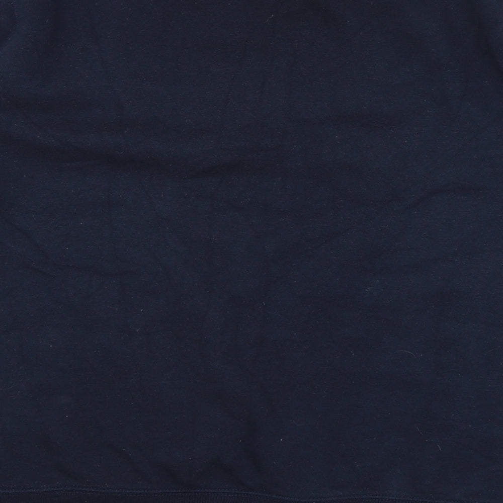 Easy Mens Blue Pullover Sweatshirt Size S
