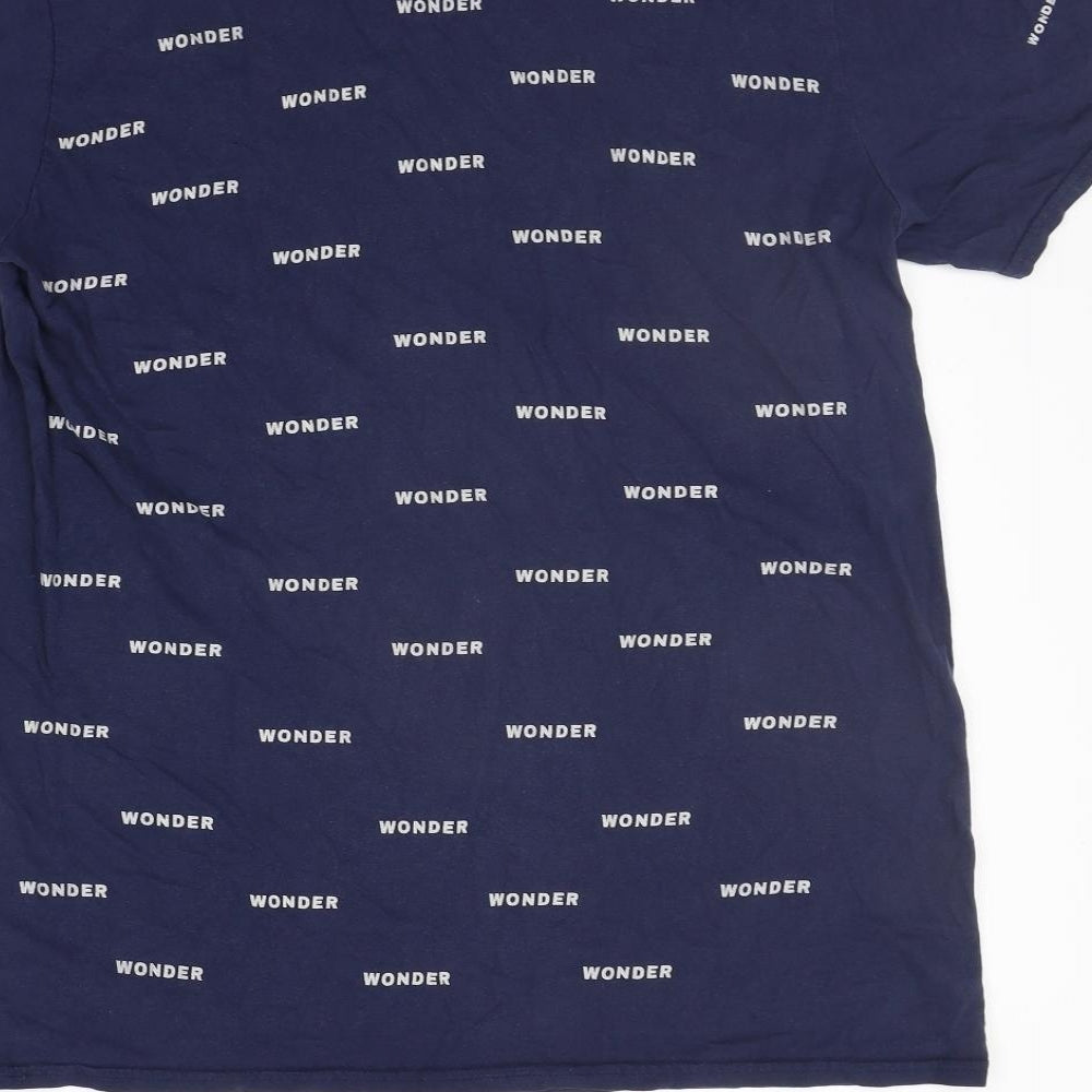Urban Outfitter Womens Blue Basic T-Shirt Size L