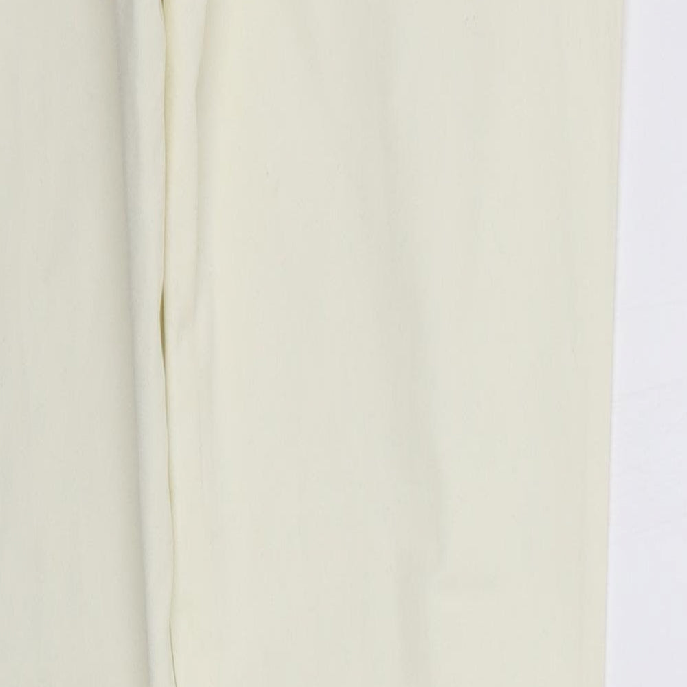 Berksha Womens White Trousers Size 12 - washable mark