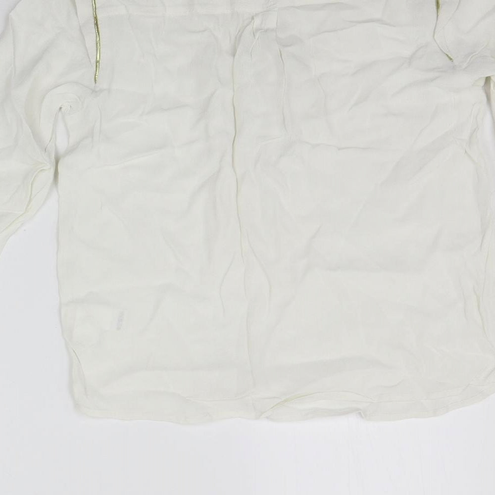 LIMITED COLLECTION Womens White Basic T-Shirt Size 12