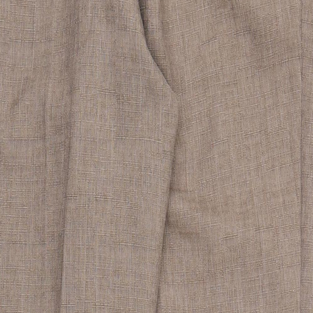 Preworn Womens Brown Trousers Size 34 in L25 in