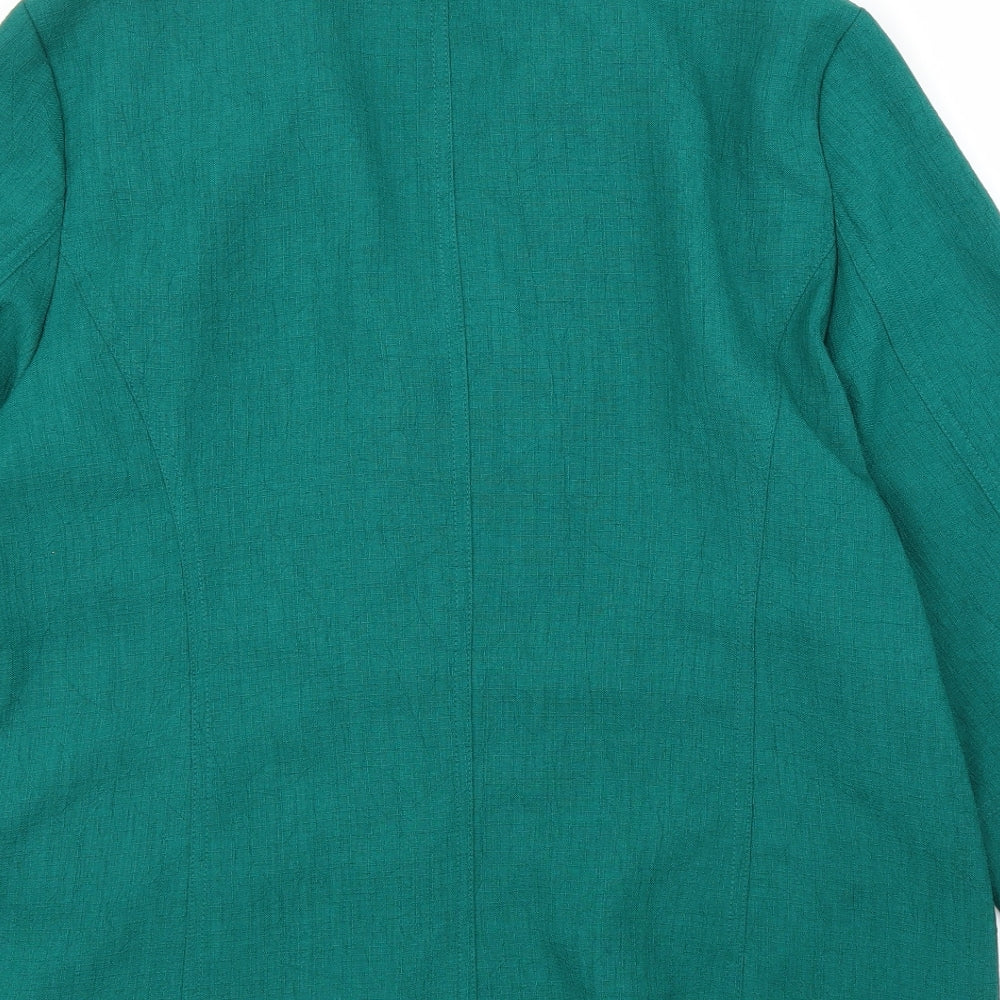 TanJay Womens Green Cardigan Jumper Size 12 - Jacket