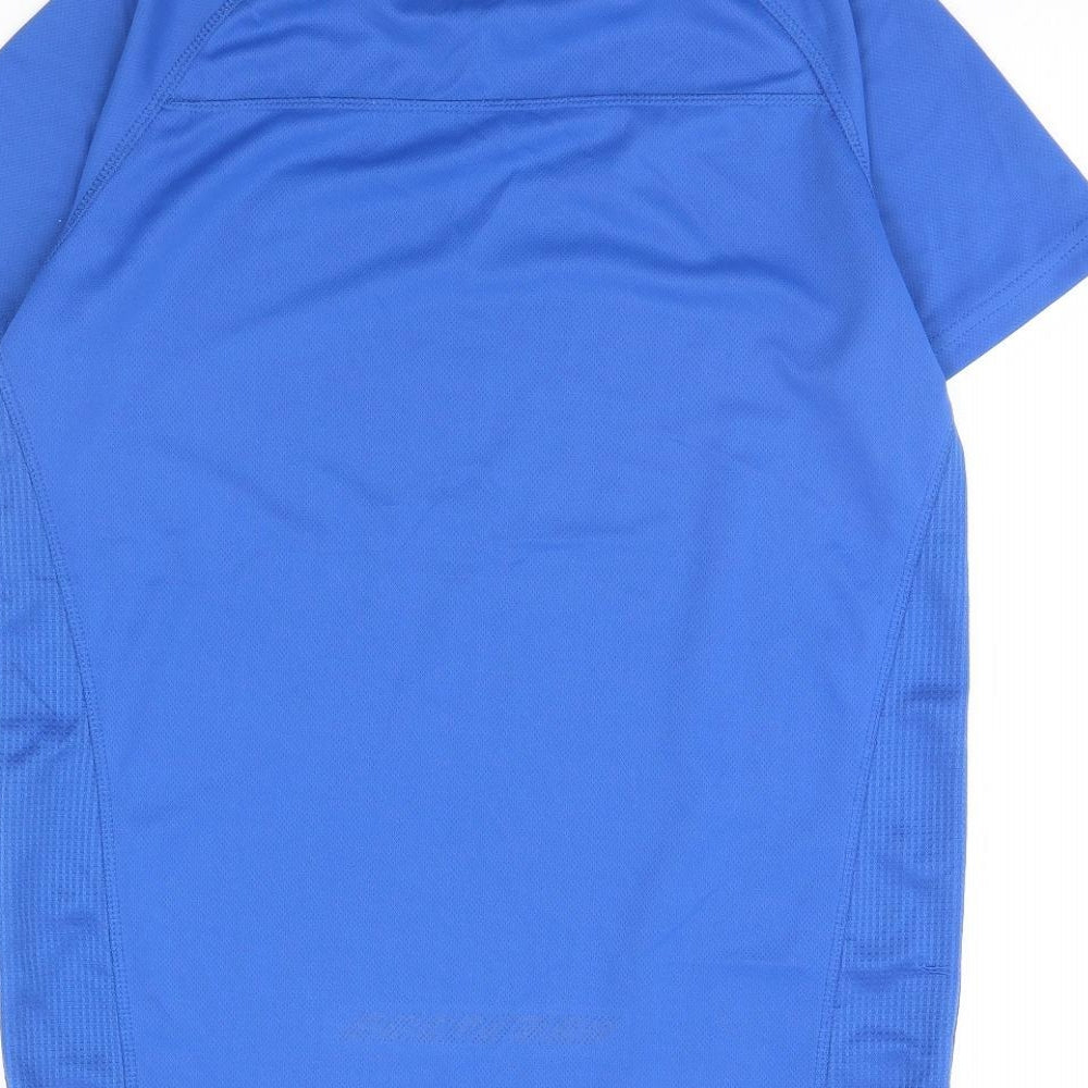 Workout Mens Blue Basic T-Shirt Size S