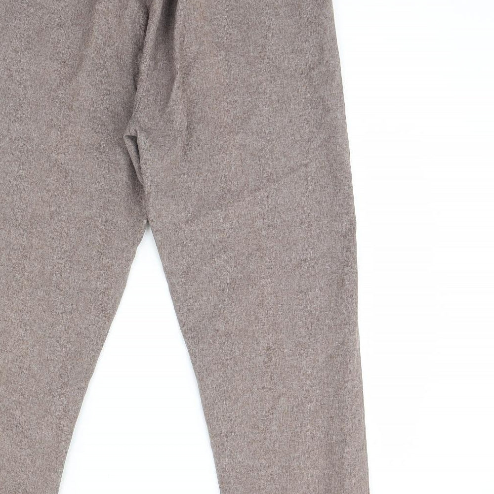 Preworn Womens Brown Trousers Size 10 L28 in