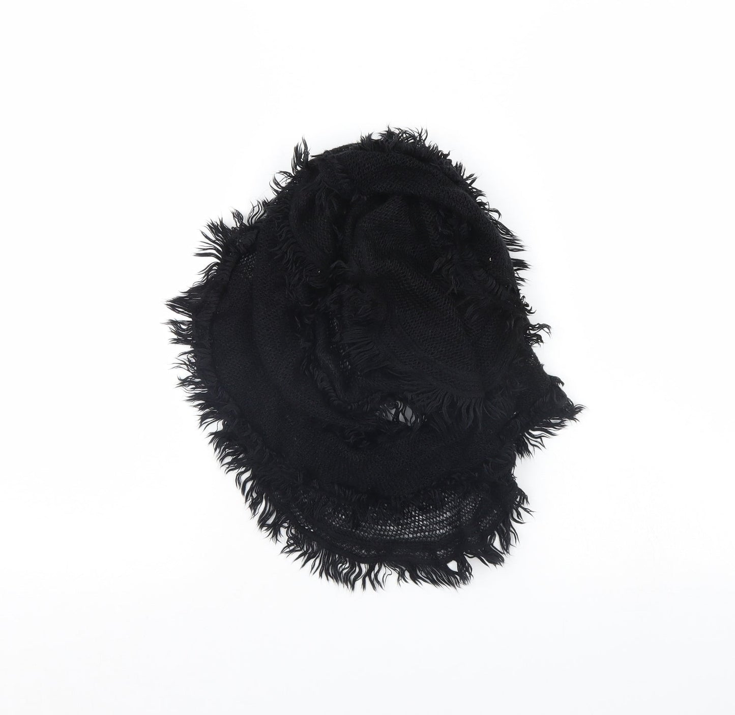 Preworn Womens Black Scarf