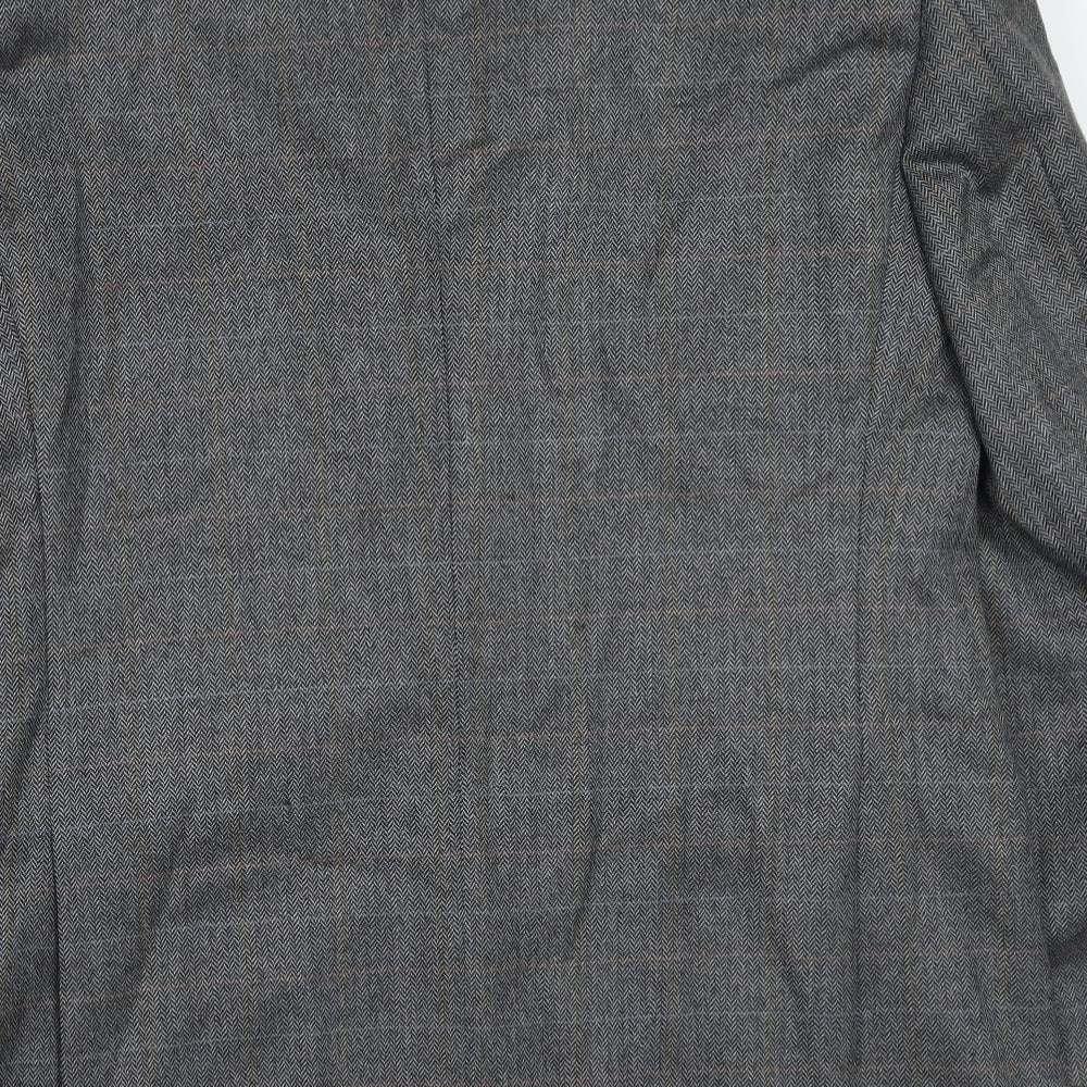 Brook t Mens Grey Jacket Suit Jacket
