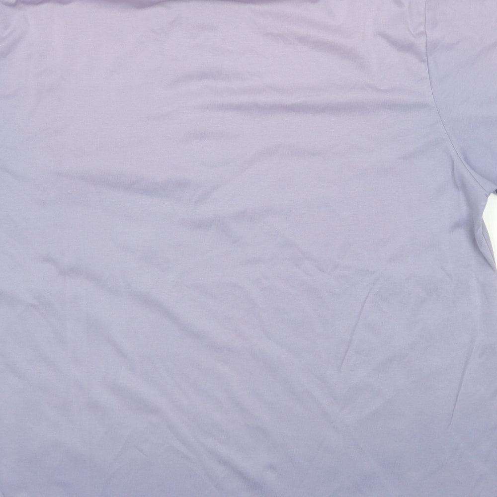 The classic shirt company Mens Purple T-Shirt Size L