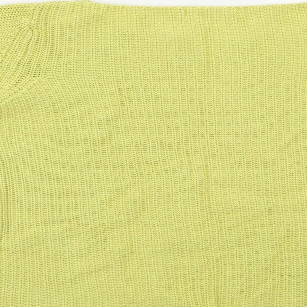 Marks & Spencer Womens Yellow Pullover Jumper Size L